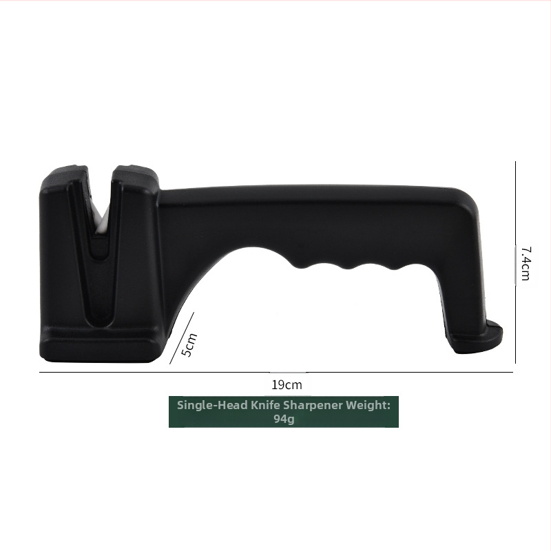 Заточвач за ножове и ножици с керамична пръчка | ABS+ EVA корпус, печатен логотип, пускане през 2024 г., персонализируем