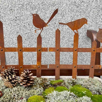 Μεταλλικό διακοσμητικό πουλί κήπου για φράχτη και τοπίο (Υλικό: Μέταλλο; Κατηγορία: Ζώα; Εφαρμογές: Σπίτι, Κήπος, Πλατεία; Συσκευασία: PP σακούλα)