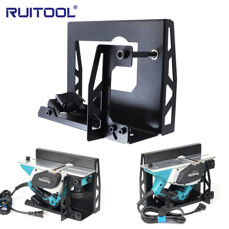 RUITOOL Obrátiteľný Stojan pre Elektrické Planéry — Kompatibilný s Makita a Dongcheng — Pre Ručné Posuvné Planéry — Domáce Náradie DIY