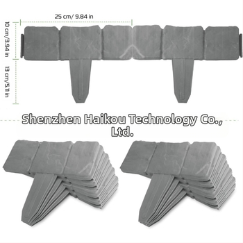 Градинска граница от пластмаса – модерен стил, рязане и формоване, пластмасова плоскост