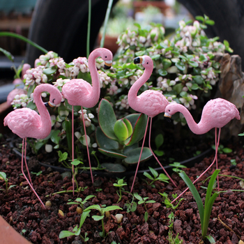 Σετ διακόσμητικών κήπου φλαμίνγκο από συνθετική ρητίνη, μάρκα HG, στυλ καρτούν, κατηγορία ρητίνες χειροτεχνίες, κατασκευή από πλαστικό και ρητίνη.