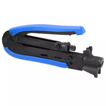 RG59/RG6 koaxiális krimpelő fogó, robbanásbiztos szerszámacélból, 175 mm hosszú
