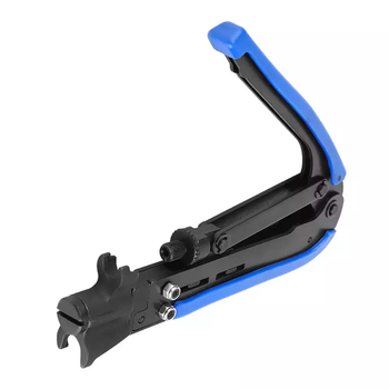 RG59/RG6 koaxiális krimpelő fogó, robbanásbiztos szerszámacélból, 175 mm hosszú