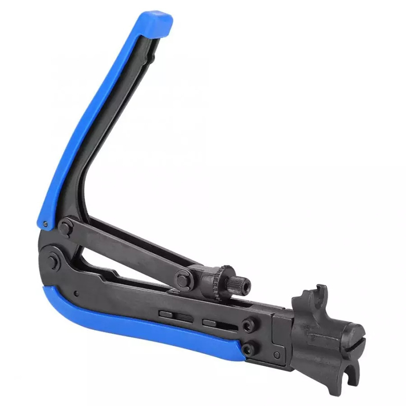 RG59/RG6 koaksialinių kabelių krimpavimo replės, įrankių plienas, ilgis 175 mm, sprogimui atsparus