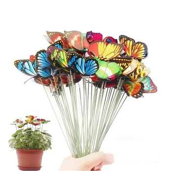 Τρισδιάστατες πεταλούδες κήπου με στηρίγματα για γλάστρες και γκαζόν – διακοσμητικό κήπου, κατάλληλο ως δώρο γενεθλίων, για συμμαθητή και Χριστούγεννα; διαφημιστικά δώρα