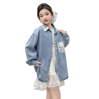 Παιδικό σετ δύο κομματιών από βαμβάκι — 65% βαμβάκι, μακριά μανίκια, κορεατικό στυλ, για ηλικίες άνω των 8 ετών