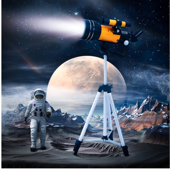 Μονοκυλινδρικό αστρονομικό τηλεσκόπιο F30070, 150x μεγένθυνση, διάμετρος εξόδου της κόρης 70 mm, απόσταση ματιού 18 mm, πεδίο θέασης 18°