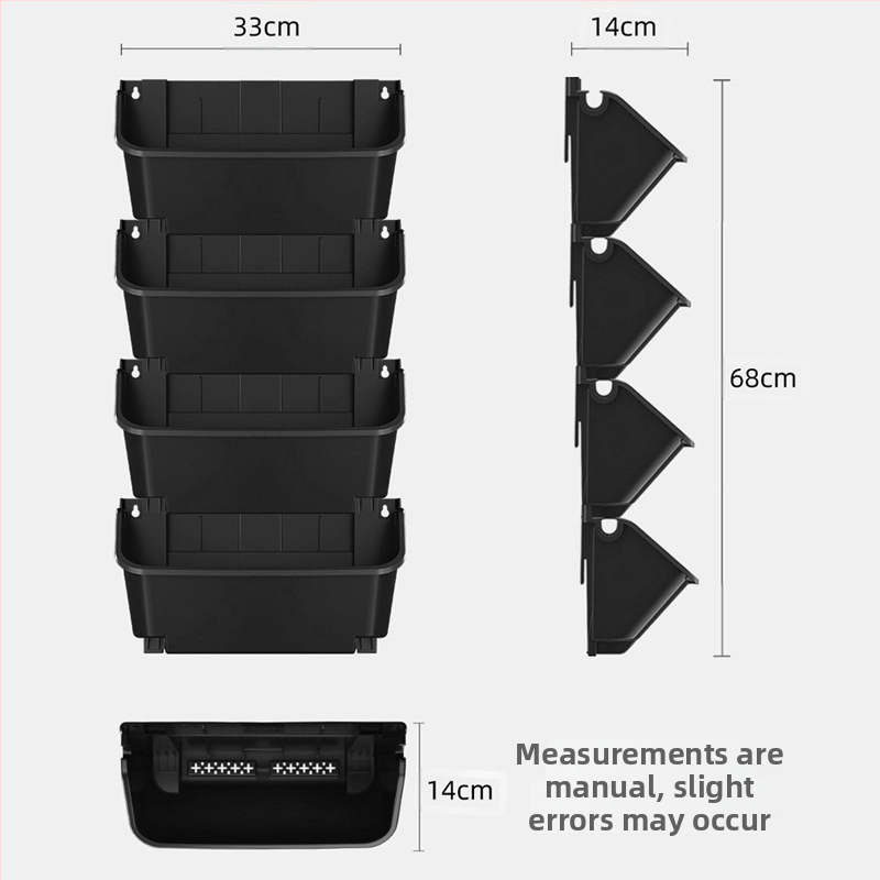 Sieninis gėlių vazonas iš perdirbtos plastikos; kvėpuojantis, atsparus korozijai ir tvirtas; gamintas injekciniu formavimu