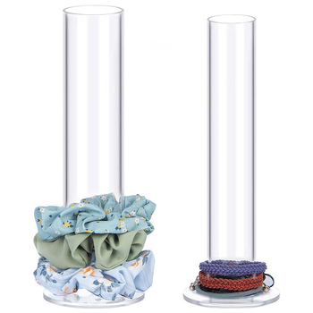 Ακρυλικό ράφι προβολής βραχιόλων – διαφανές, καλλιτεχνικό στυλ, χαρακτική λέιζερ και κόλληση, άνοιξη 2023