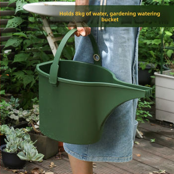 Κανάτα ποτίσματος με μακριό στόμιο, PP πλαστικός κάδος κήπου με κλίμακα μέτρησης και εφαρμογή λιπασμάτων