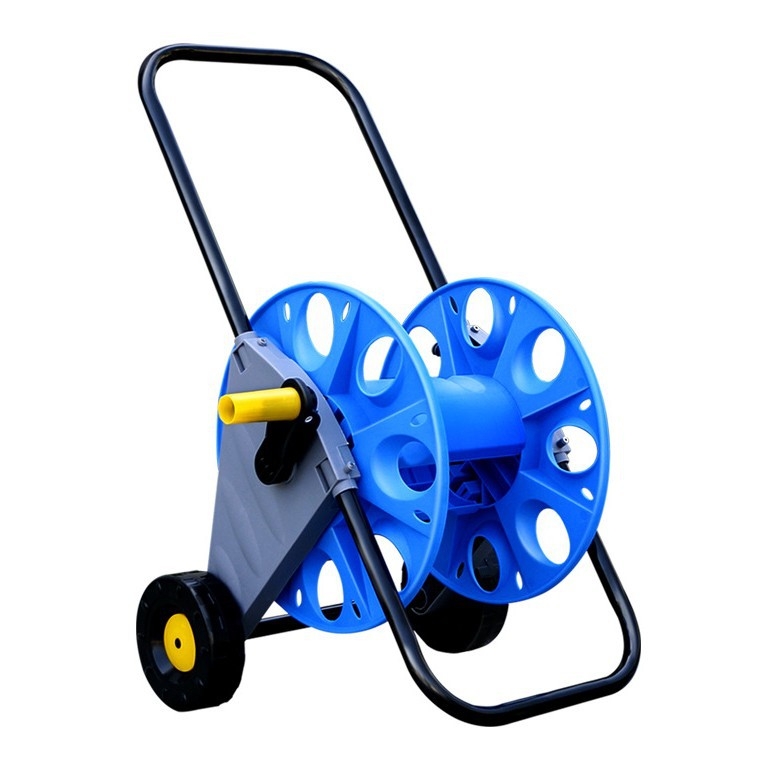 Vízcső tároló mobil kocsi tekerővel – Rui Huixiang Márka, vízcső tárolására, kompatibil autómosó magasnyomású tömlővel