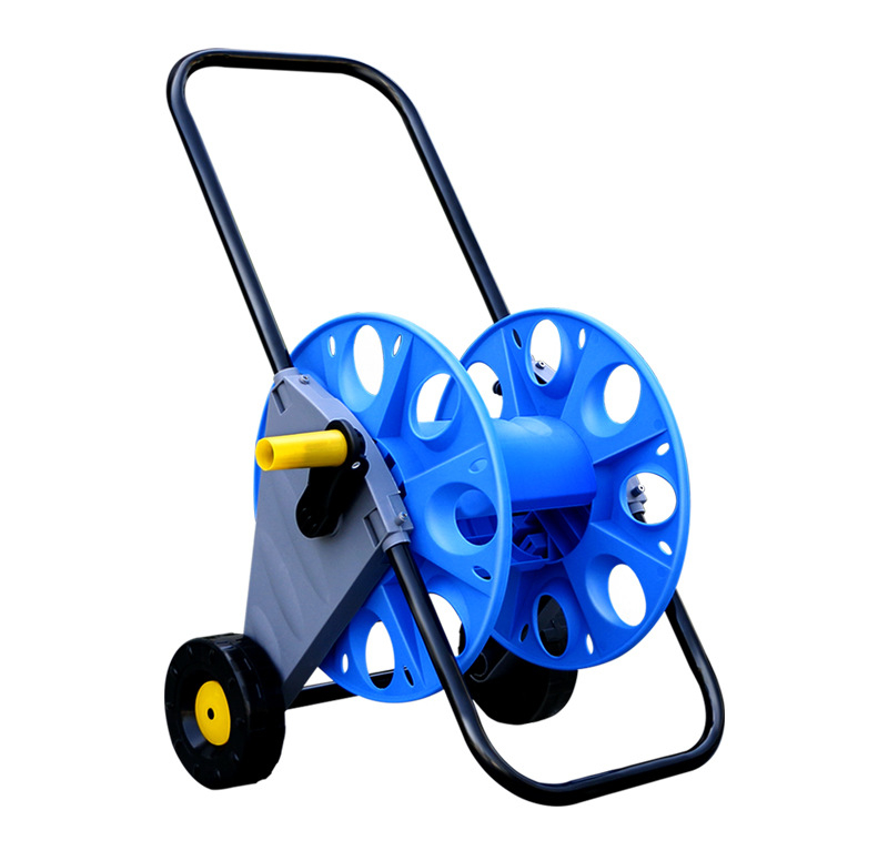 Vízcső tároló mobil kocsi tekerővel – Rui Huixiang Márka, vízcső tárolására, kompatibil autómosó magasnyomású tömlővel