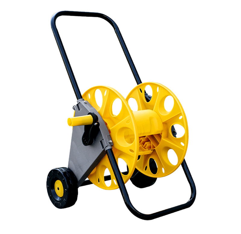 Vízcső tároló mobil kocsi tekerővel – Rui Huixiang Márka, vízcső tárolására, kompatibil autómosó magasnyomású tömlővel