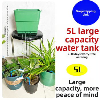 5L lašinio laistymo sistema namų sodininkystei su laikmačiu