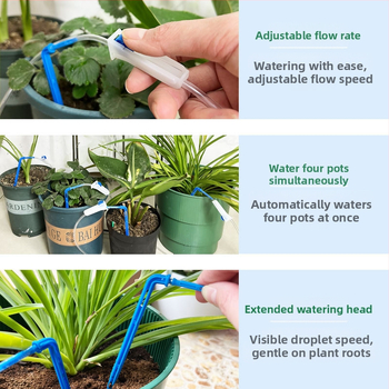 5L lašinio laistymo sistema namų sodininkystei su laikmačiu