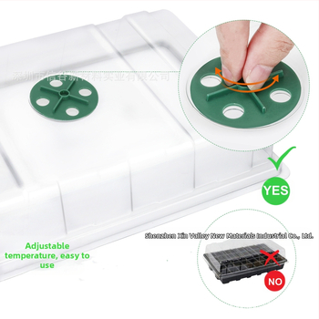 Θήκη σπορείων 40 θέσεων με διαπνέοντα κάλυμμα – πλαστικό υλικό, διαφανές, ανθεκτικό στη παραμόρφωση, βιοδιασπώμενο; κατάλληλη για οικιακή κηπουρική, μπαλκόνι και ανθοκομία.