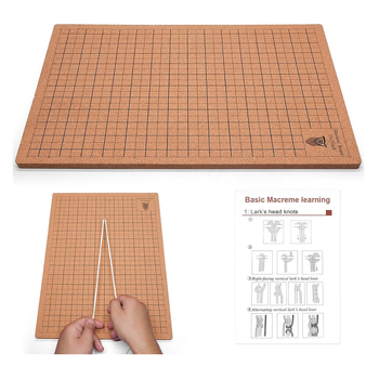 Плоча за фиксиране на въже с решетъчна мека дъска и коркова дъска — DIY плетене на прежда, Zuo Man, 50 бр, 400 g, Модерен стил