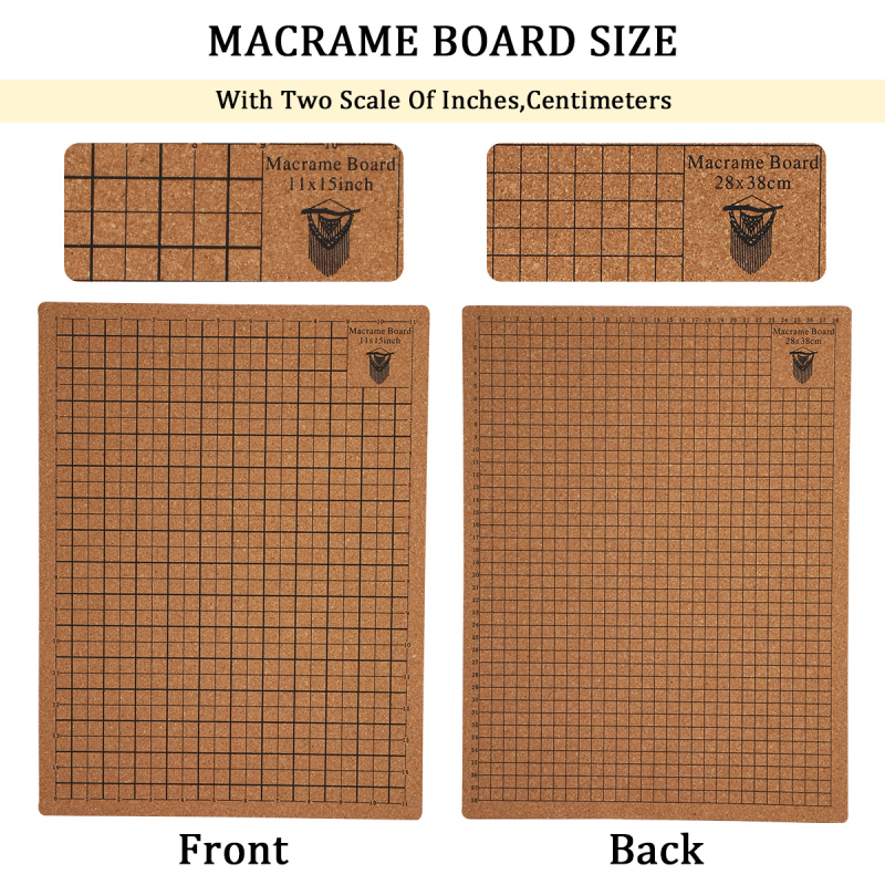 Плоча за фиксиране на въже с решетъчна мека дъска и коркова дъска — DIY плетене на прежда, Zuo Man, 50 бр, 400 g, Модерен стил