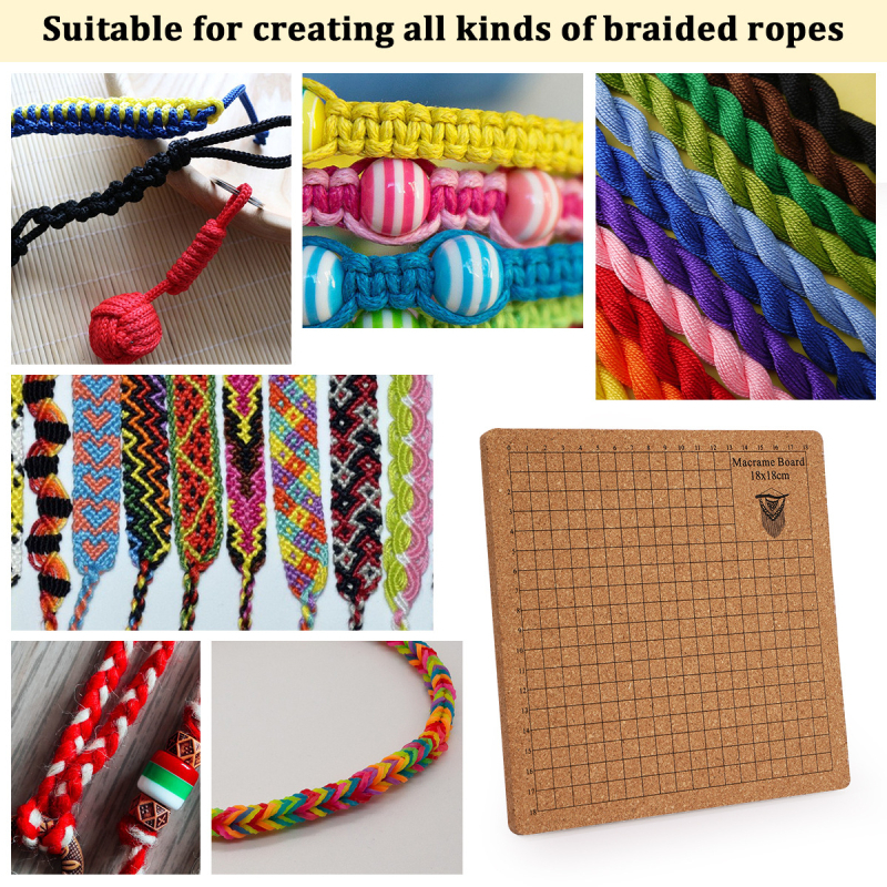 Плоча за фиксиране на въже с решетъчна мека дъска и коркова дъска — DIY плетене на прежда, Zuo Man, 50 бр, 400 g, Модерен стил