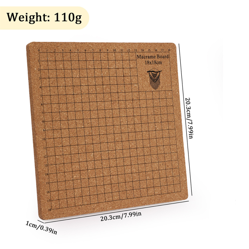 Плоча за фиксиране на въже с решетъчна мека дъска и коркова дъска — DIY плетене на прежда, Zuo Man, 50 бр, 400 g, Модерен стил