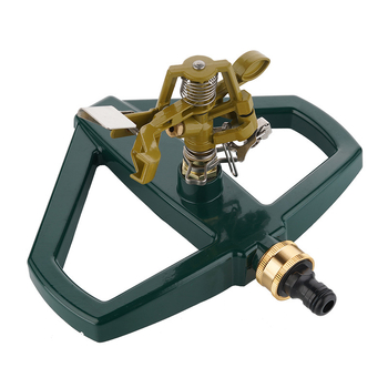 Μεταλλικός ποτιστήρας βάσης για άρδευση κήπων και γκαζόν — κράμα ψευδαργύρου και γαλβανισμένος χάλυβας, χωρητικότητα 1 m³/h, κατάλληλο για κήπους, γκαζόν και αγροτική άρδευση