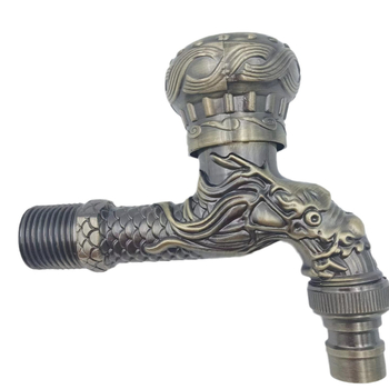 Εντοιχισμένος σε τοίχο μίκτης κουζίνας με αντιϊκό φινίρισμα από κράμα ψευδαργύρου, κεραµικός έμβολος, μονoσύνδετος σχεδιασμός, είσοδος/έξοδος τεσσάρων σημείων, με λειτουργία με κλειδί