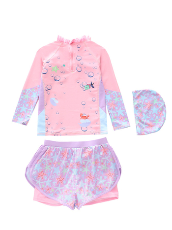 Παιδικό ολόσωμο μαγιό για κορίτσια - 84% πολυεστέρας ύφασμα, 95% πολυεστέρας επένδυση, ηλικία 1-12 ετών