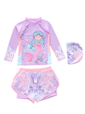 Παιδικό ολόσωμο μαγιό για κορίτσια - 84% πολυεστέρας ύφασμα, 95% πολυεστέρας επένδυση, ηλικία 1-12 ετών