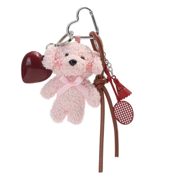 Medvilninis krepšio pakabukas — gaivus ir saldus stilius, raštas: Širdis / Vandens lašas / Varpas, pavasaris 2025