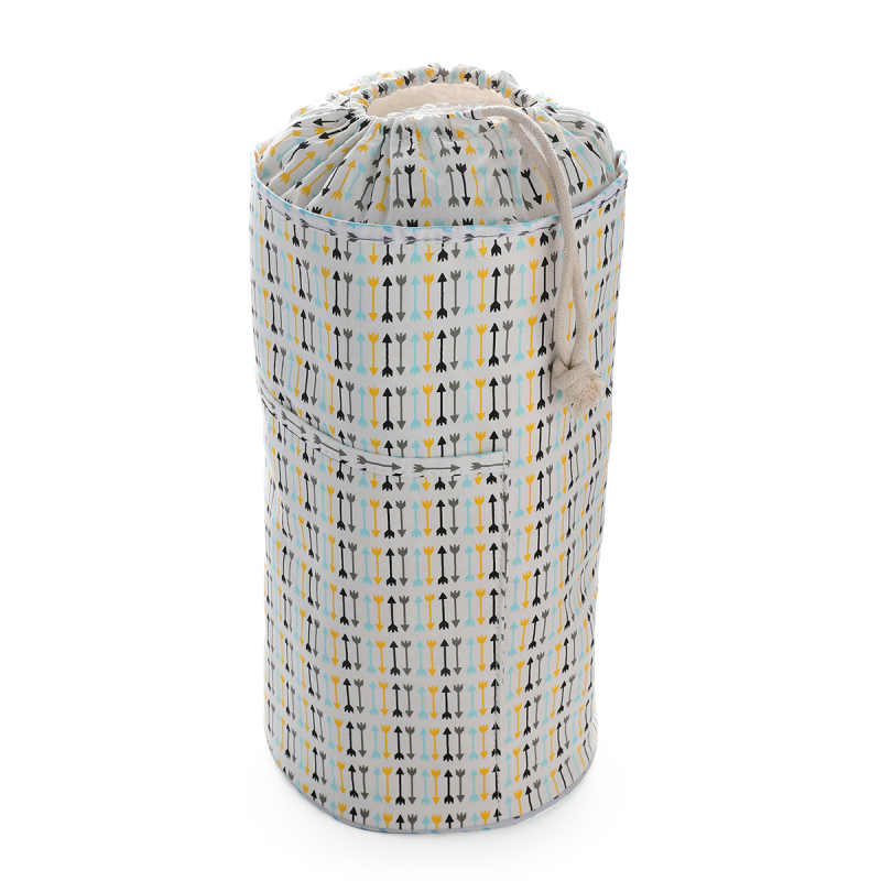 Cilindrikus utazótáska gyapjúfonal tárolására — poliészter, többfunkciós, modell AC225