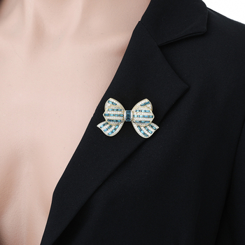 Korėjiečių stiliaus cirkoninė kaspinė brošė, varis, įmontuoti diamantų, ametisto kristalas, Princesių serija