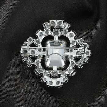 Vask brošė moterims su cirkono įdėklu, deimantų įrengimas, Princesės serija TXH-794