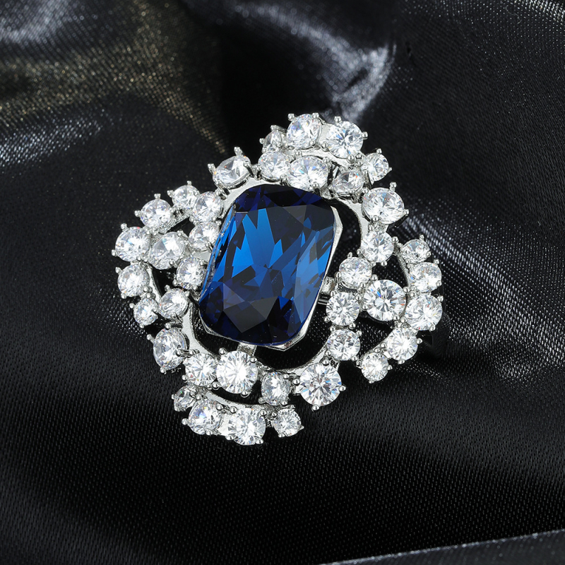 Vask brošė moterims su cirkono įdėklu, deimantų įrengimas, Princesės serija TXH-794