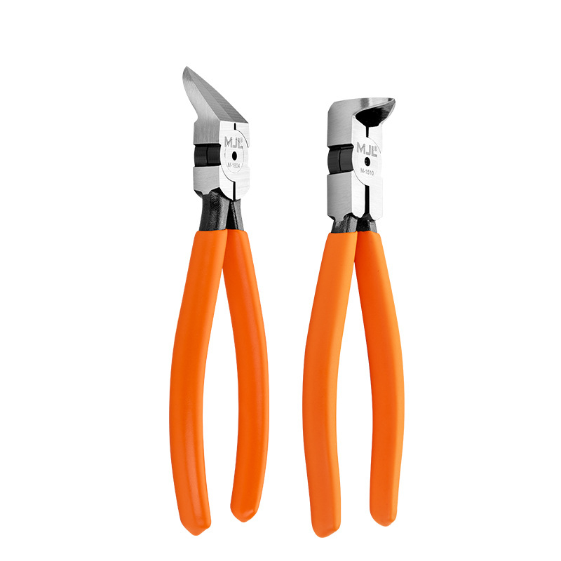 Meijialong Ipari osztályú 90° víznyílás fogó, 45° és derékszögű változatokkal | Króm-vanádium acél CR-V | Hőkezelés 42–50 HRC | Vágó él 54–62 HRC | Tömeg 0,11 kg | Rozsdagátló bevonat