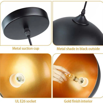 Πολυέλαιος με ρετρό στυλ, μεταλλικό σώμα, LED φως, τύπος κρεμαστός με καλώδιο, μονή κεφαλή (LED φως; μεταλλικό σώμα; ρετρό στυλ; τύπος κρεμαστού με καλώδιο; μονή κεφαλή)