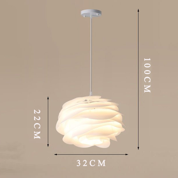 Полилей за таван с LED източник на светлина, акрилен корпус, модерен минималистичен стил, напрежение ≤36V, модел SH01PDAC0645