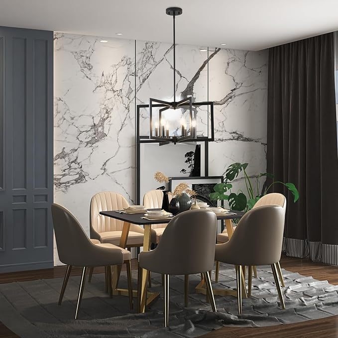 Люстра с разклонена конструкция, LED осветление, корпус от желязо, напрежение 110V, обхват 10–15㎡, многоглавна, произход Zhongshan, подходяща за хол и ресторант, марка Baowo