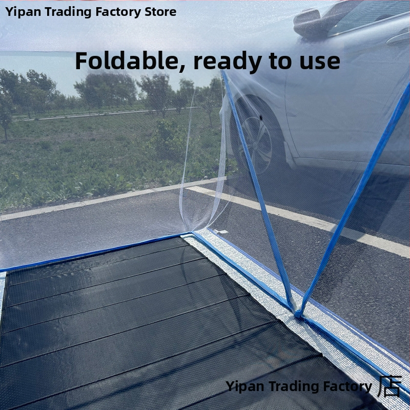 Lauko stovyklavimo palapinė – sulankstoma, lengvai nešiojama, su uodų tinkleliu, greitas atidarymas, be surinkimo