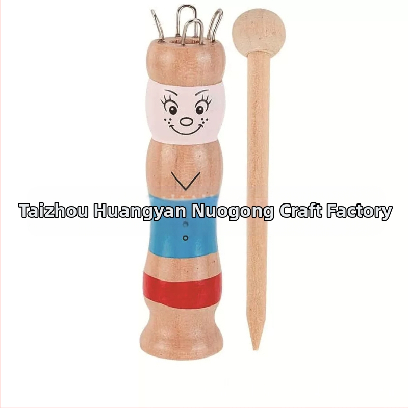 Дървен DIY комплект за ръчно плетене на кукли — Nogong, орнаменти