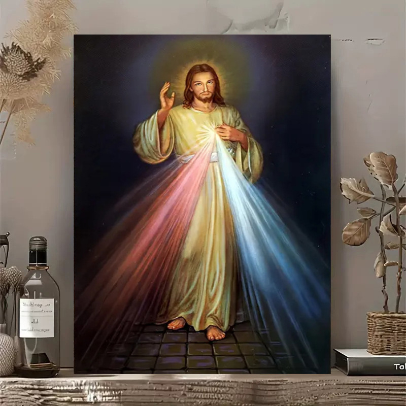 Фигура декоративна картина върху платно – платно, с масивна дървена рамка (с рамка или без рамка), скандинавски стил