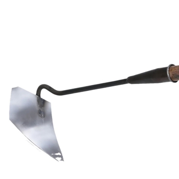 Trikampis kastuvas iš stores mangano plieno žemės ardymui ir griovių kasimui su aštriu galu.