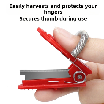 Μαχαίρι συγκομιδής λαχανικών και φρούτων για φασόλια, αγγούρια και σταφύλια, με άκρη πίεσης δακτύλου