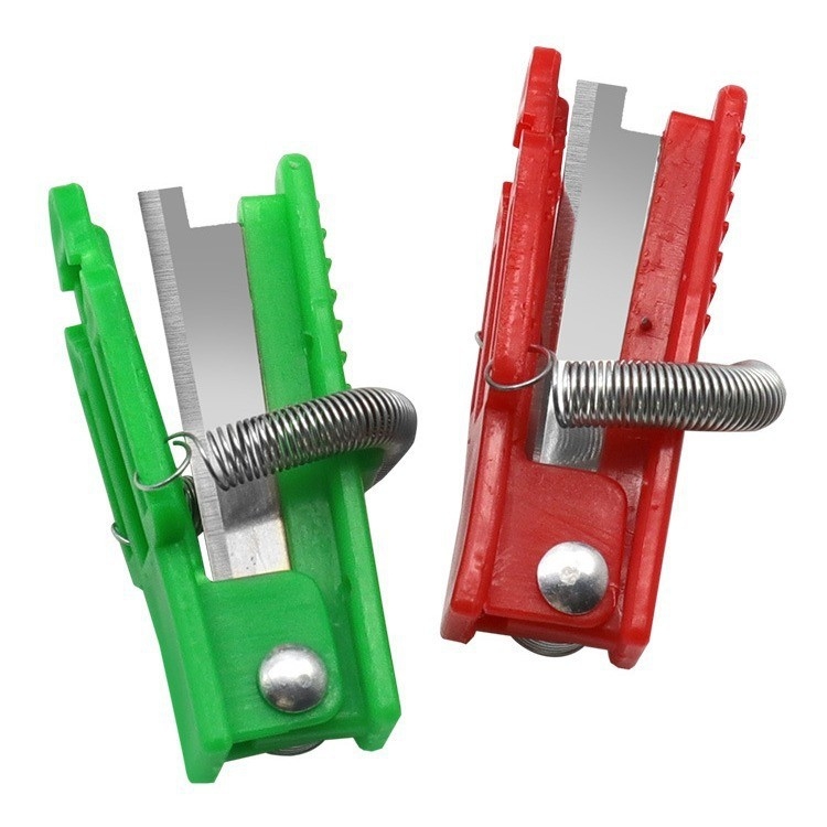 Μαχαίρι συγκομιδής λαχανικών και φρούτων για φασόλια, αγγούρια και σταφύλια, με άκρη πίεσης δακτύλου