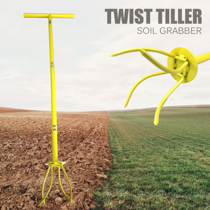 Sodo daugiafunkcinis įrankis: dirvos paėmimas, veja aeravimas, duobių gręžimas, dirvos sukimasis, daigų persodinimas
