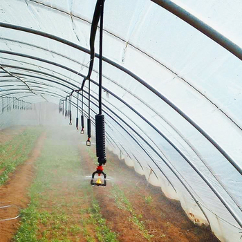 Šiltnamio mikro purškimo rinkinys su pasukama kryžmine purškimo galva, apversta purškimo galvutė, automatinis purškimasis, anti-drip