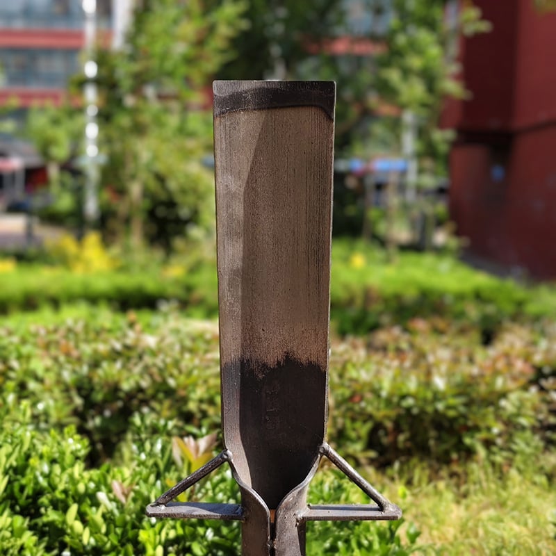 Faültetési ásó, Luoyang típusú ásó, mangánacél, penge vastagsága 6 mm