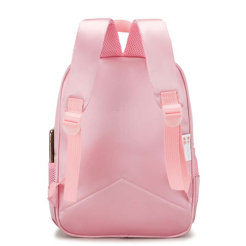 Детска раница за момичета в корейски стил, лека нейлонова, обем до 20 л, джоб за лаптоп, водоустойчива, затваряне с цип