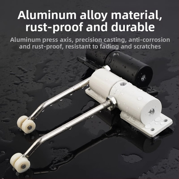 Кръгъл автоматичен затварящ механизъм за врати с тихо затваряне, механизъм за отскок и буфер против сблъсък