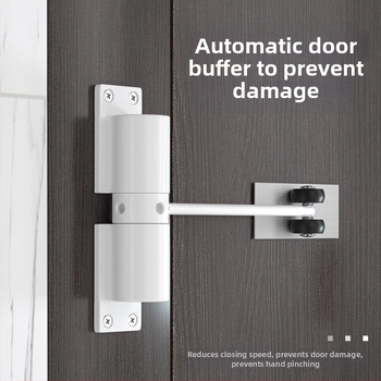 Кръгъл автоматичен затварящ механизъм за врати с тихо затваряне, механизъм за отскок и буфер против сблъсък