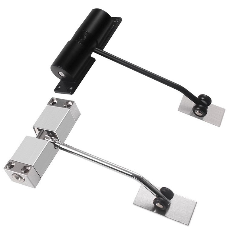 Кръгъл автоматичен затварящ механизъм за врати с тихо затваряне, механизъм за отскок и буфер против сблъсък